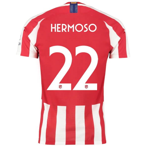 Tailandia Camiseta Atletico Madrid NO.22 Hermoso 2019-20 Rojo